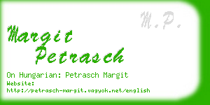 margit petrasch business card